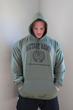 Load image into Gallery viewer, #3** Army Green Mutant Army Logo Hooded Sweatshirt
