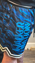 Load image into Gallery viewer, ***NEW***WALKERNATION ATHLETIC SHORTS- BLUE CAMO
