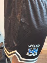 Load image into Gallery viewer, **NEW***WALKERNATION ATHLETIC SHORTS-BLACK
