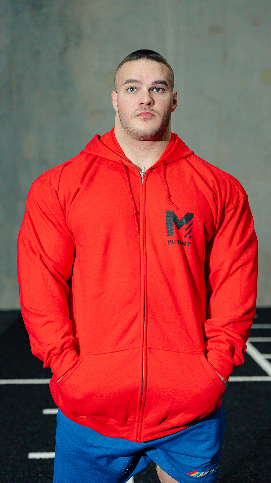 #3 ***NEW***Mutant Zip Up Hoodie-Red